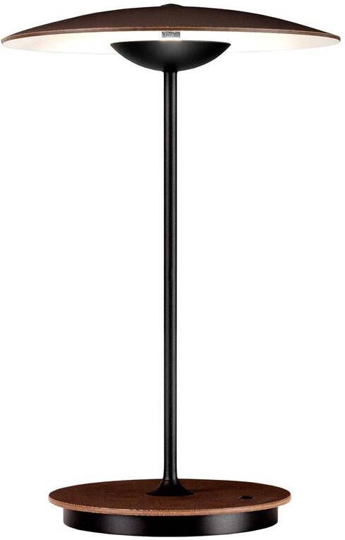 Marset Ginger 20 M tafellamp LED oplaadbaar wengé|wit