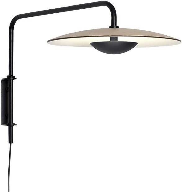 Marset Ginger A wandlamp LED plug-in eiken