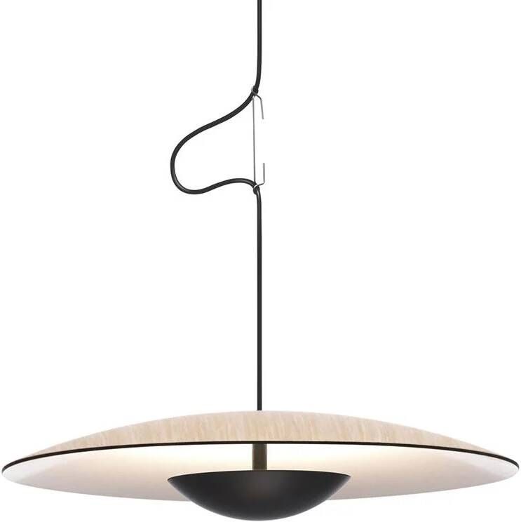 Marset Ginger hanglamp Ø60 LED phase cut eiken|wit