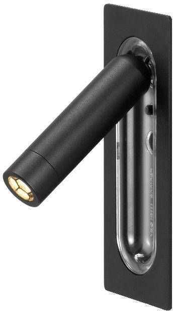 Marset Ledtube mini wandlamp LED zwart