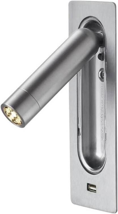Marset Ledtube RSC USB wandlamp LED aluminium