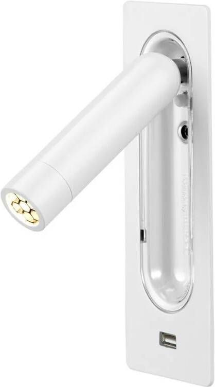 Marset Ledtube RSC USB wandlamp LED mat wit