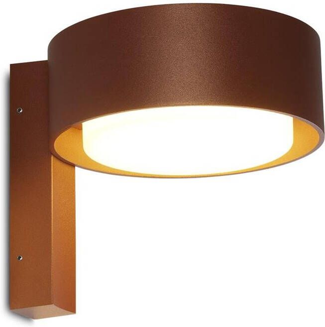 Marset Plaff-on! A wandlamp LED IP65 roestbruin