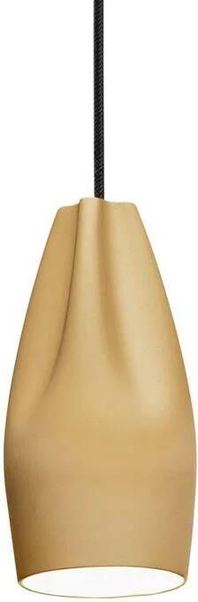 Marset Pleat Box Ø13 hanglamp Ø11.5 oker|wit