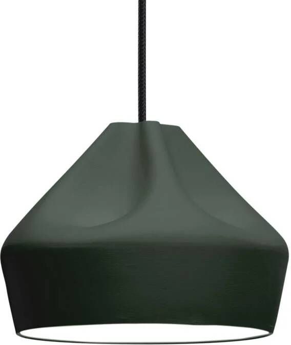 Marset Pleat Box 24 hanglamp Ø21 donkergroen|wit