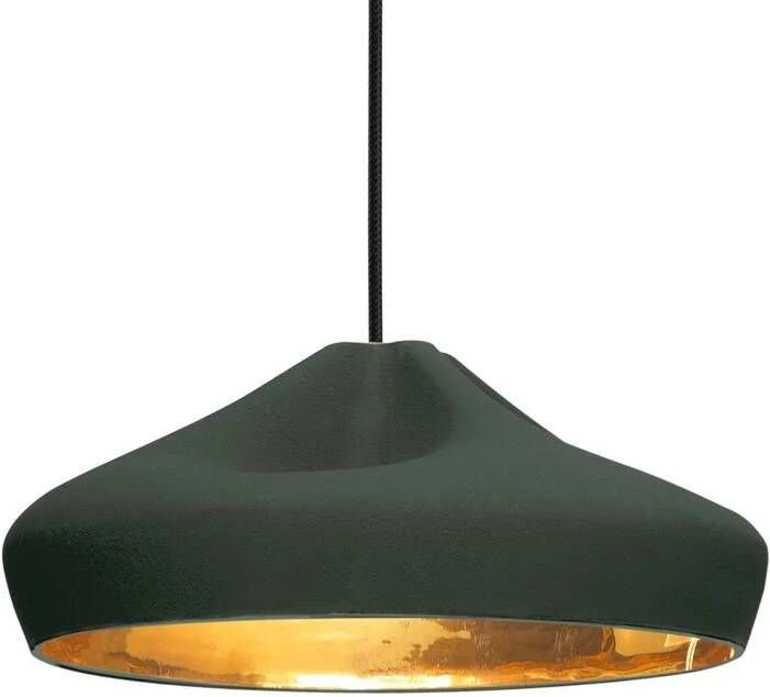 Marset Pleat Box 36 hanglamp Ø34 donkergroen|goud