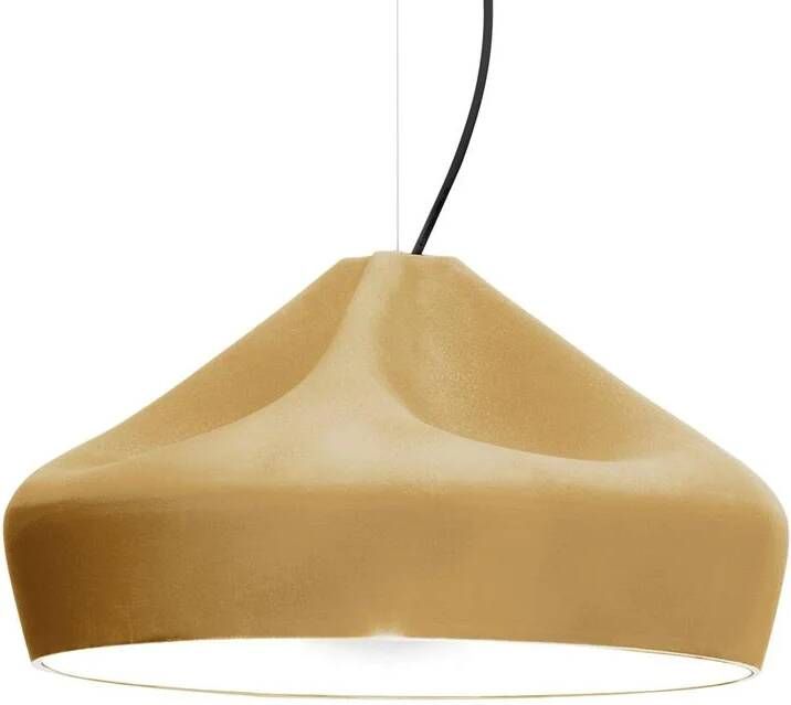 Marset Pleat Box hanglamp Ø47 oker|wit