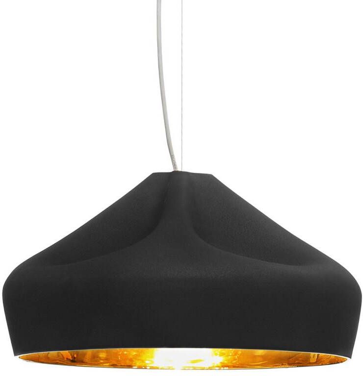 Marset Pleat Box hanglamp Ø47 zwart|goud