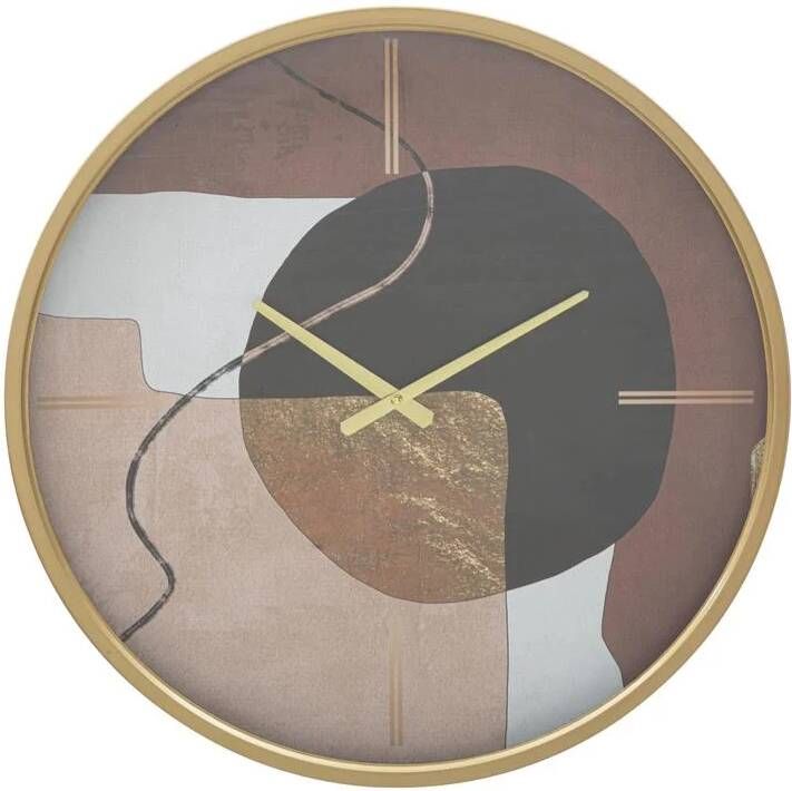 Mauro Ferretti Art Wandklok in veelkleurig metaal