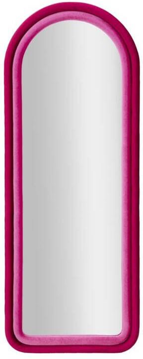 Mauro Ferretti Cloe Wandspiegel in roze fluweel
