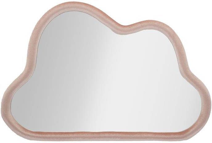 Mauro Ferretti Cloud Wandspiegel in roze fluweel