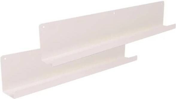 MaximaVida Wandplank Wally ivoor 2 stuks