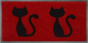 MD-Entree Schoonloopmat Emotion XS Cats Red 40 x 80 cm
