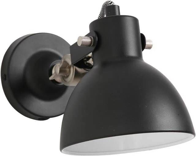Mexlite Dominique Wandlamp Zwart
