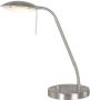 Mexlite tafellamp Eloi staal glas metaal Ø 17cm LED 1315ST - Thumbnail 2