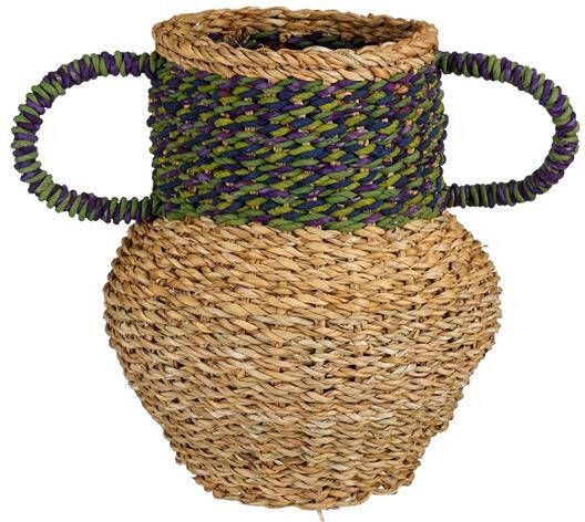 Mica Decorations Cambridge Decoratieve Vaas H28 x Ø25 cm Groen