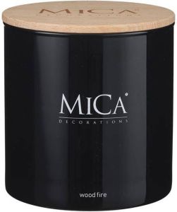 Mica Decorations Geurkaars H12 x Ø12 cm Wood Fire