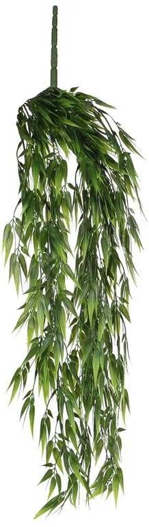 Mica Decorations Bamboe kunstplant hangplant groen hangend 80 x 20 cm Kunstplanten