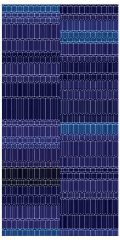 Moooi Carpets Zig Zag vloerkleed 300x400 blauw