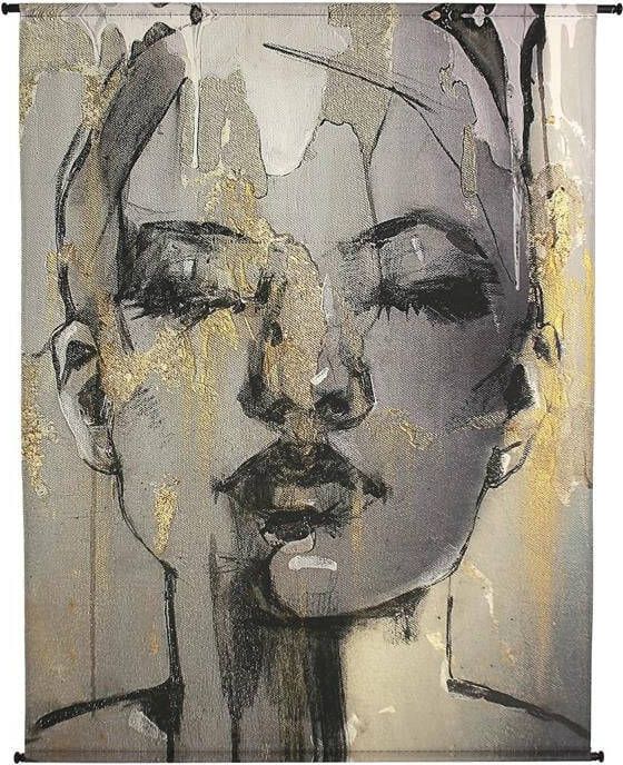MOOS Joy Wandplaat met Metalen Stang 140 x 170 cm