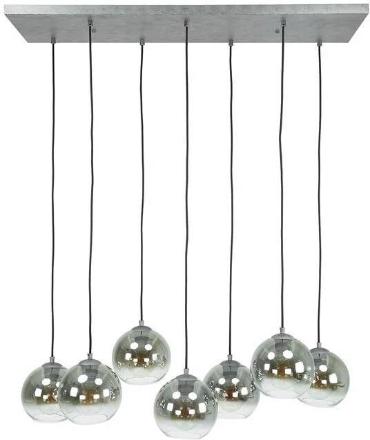 MOOS Menno Hanglamp 7-lichts Oud Zilver