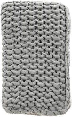 Nest Living Verena plaid grijs 170 x 130 cm