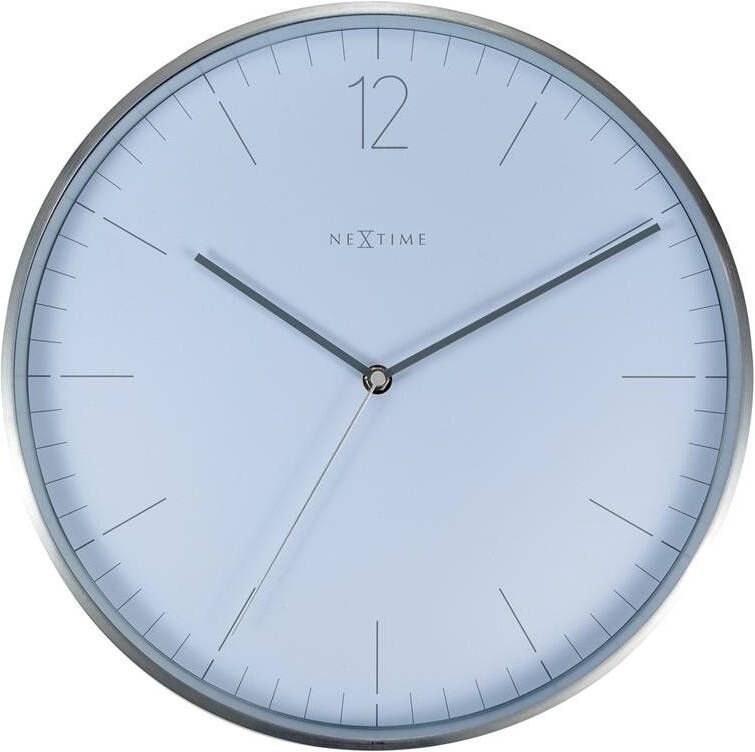 NeXtime Essential Witte Wandklok Ø 34 cm