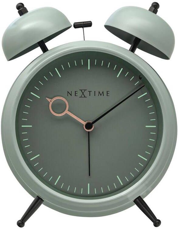 NeXtime Tafel Wekker 15x18x7cm Stil licht functie nee Metaal