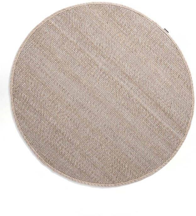 Nordic Weavers Rond wollen vloerkleed Lett beige|crème 300 cm rond
