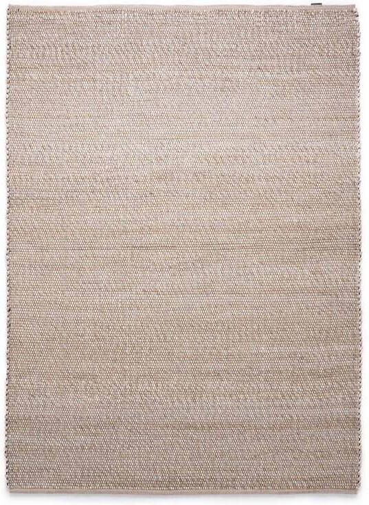 Nordic Weavers Wollen vloerkleed Lett beige|crème 160x230 cm