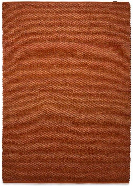Nordic Weavers Wollen vloerkleed Lett cognac 140x200 cm