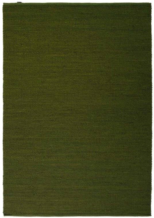 Nordic Weavers Wollen vloerkleed Lett groen 250x340 cm