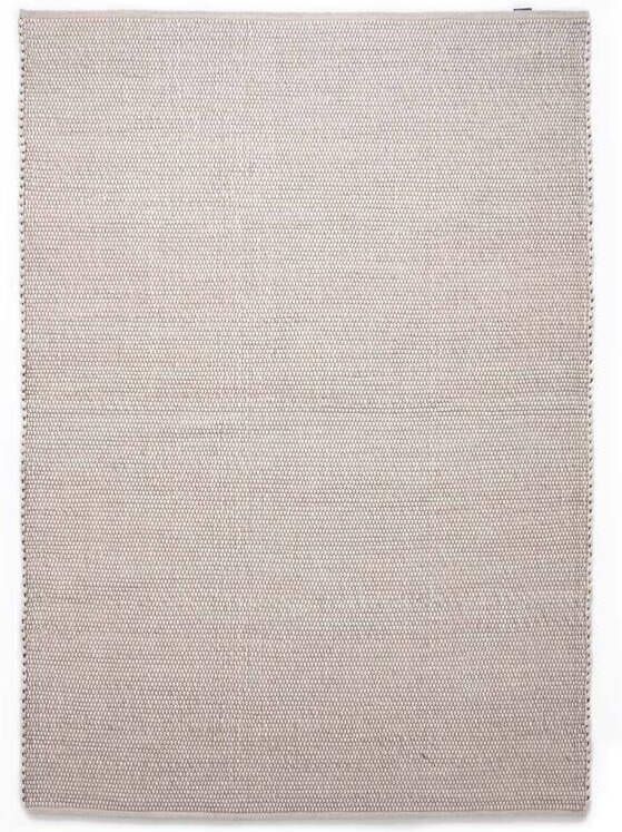 Nordic Weavers Wollen vloerkleed Lett wit 140x200 cm