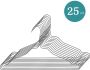 NORDIX Kledinghangers set 150 stuks Metaal Zwart Draadhanger Kleerhangers - Thumbnail 2