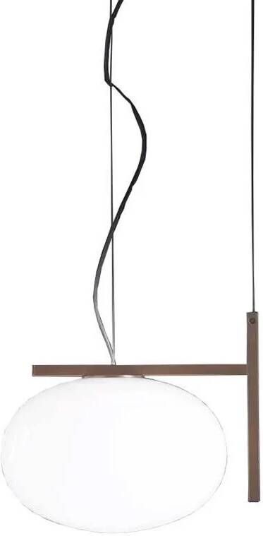 Oluce Atollo Oluce Alba 1 hanglamp Ø32 brons