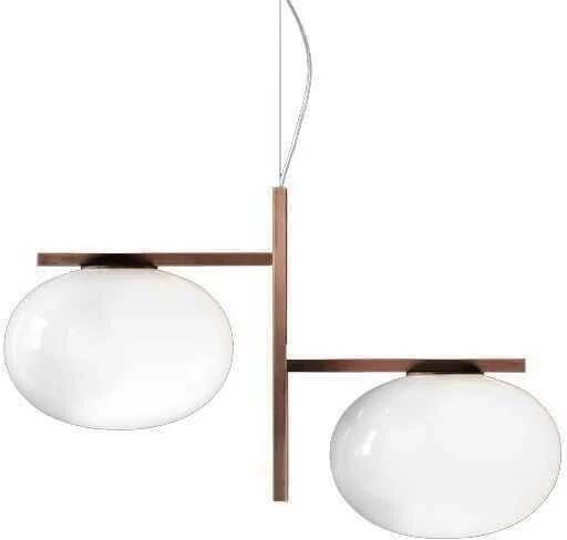 Oluce Atollo Oluce Alba 2 hanglamp brons