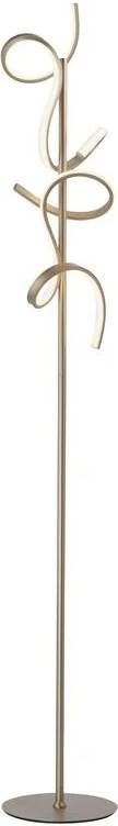 Paul Neuhaus JUST LIGHT Vloerlamp Curls Mat Goud 22Watt incl. Dimmer