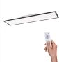 Lamponline Paul Neuhaus Plafondlamp Flat 122 x 32 cm zwart - Thumbnail 2