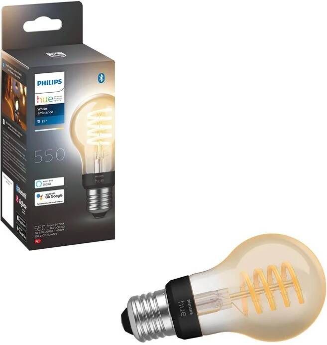 Philips Hue Filament Standaardlamp E27 Ø 6 cm