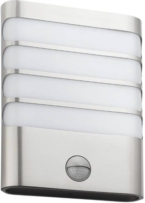 Philips Raccoon buitenwandlamp met sensor 1-lichts RVS