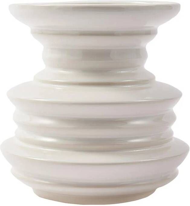 POLSPOTTEN Stacked Plates Vaas Wit