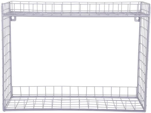 Present time Wall Rack Reja Double Layer
