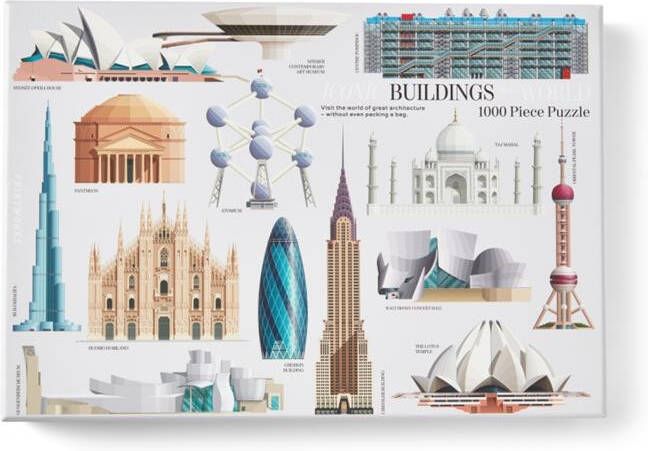 Printworks Legpuzzel 1000 stukjes Iconische Gebouwen