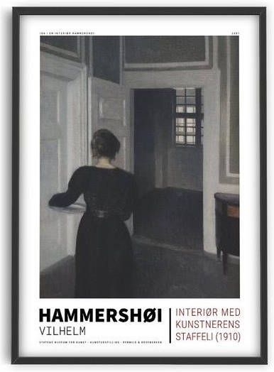 PSTR studio Vilhelm Hammershøi Interior 1910