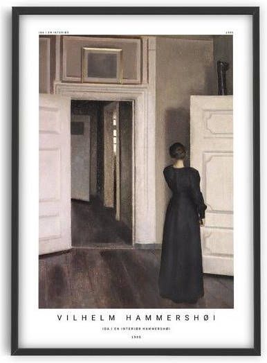 PSTR studio Vilhelm Hammershøi Interior woman