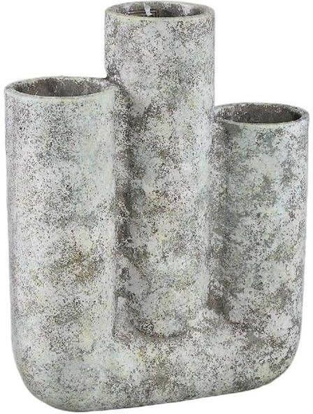 PTMD Bloempot Pipes 27x10x35 cm Cement Blauw