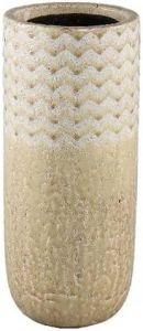 PTMD Frim Bloempot H42 x Ø18 cm Terracotta Creme