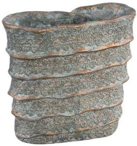 PTMD Sturdy Bloempot 40 x 20 x 36 cm Cement Grijs