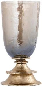 PTMD Windlicht Cevar 16x16x33 cm Glas Champagne
