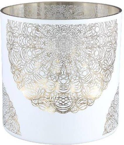 Ptmd Collection PTMD Simella White glass stormlight print L